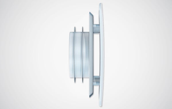 ATLANTIC - Bouche D'extraction Et Insufflation Gb 125 Line Np - Cuisine - Ø125mm - Manchon Court - large