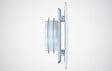 ATLANTIC - Bouche D'extraction Et Insufflation Gb 125 Line Np - Cuisine - Ø125mm - Manchon Court - vignette