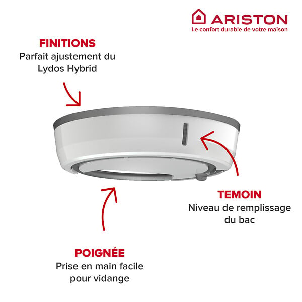 ARISTON - Ariston - Bac de condensat LYDOS HYBRID WIFI - 3629055 - large