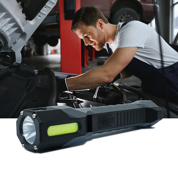 AVIDSEN - Lampe à tête rotative rechargeable à LED 1000 lumens 6 modes d'éclairage - Avidsen - 103649 - large