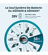 KONNER SOHNEN - Taille-haie et cisaille à gazon sans fil 2 en 1 Könner & Söhnen KS SHT-20V - vignette