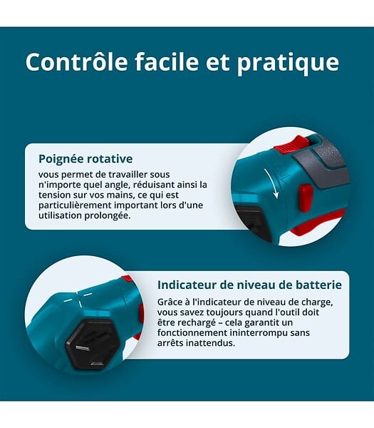 KONNER SOHNEN - Taille-haie et cisaille à gazon sans fil 2 en 1 Könner & Söhnen KS SHT-8V - large