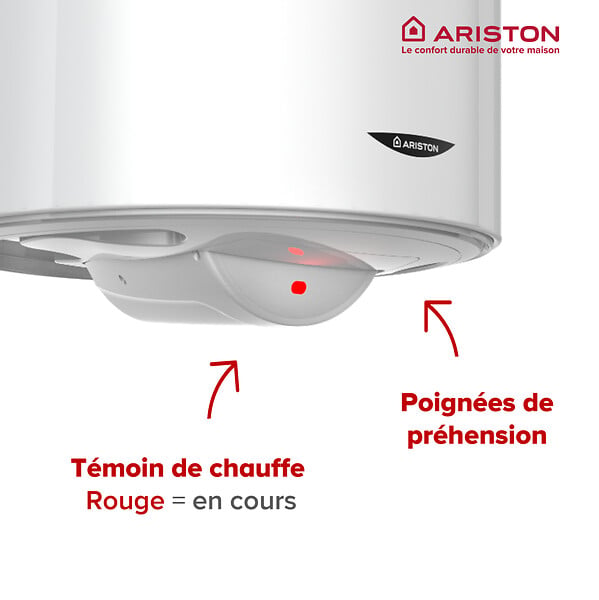 ARISTON - Pack Chauffe-eau Vertical Mural Stéatite 200L Ariston SAGEO + Trepied 4090027 + Groupe Sécurité Inox - large