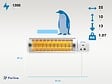 PURLINE - Chauffage halogène 1200W pour salle de bain - vignette