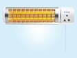 PURLINE - Chauffage halogène 1200W pour salle de bain - vignette