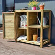 CERLAND - TABLE REMPOTAGE BOIS 84X45X86 - vignette