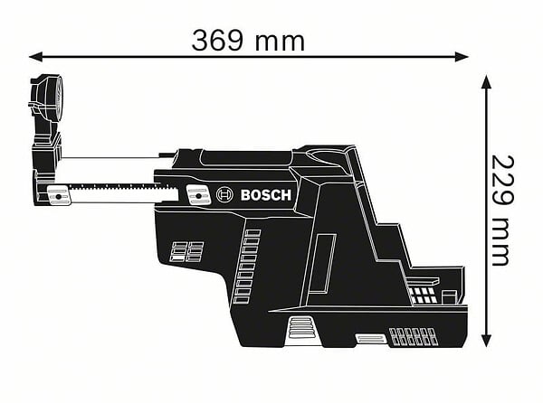 BOSCH - Dispositif d'aspiration BOSCH GDE 18V-16 - large