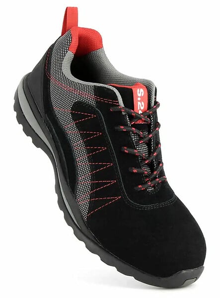 S24 - Chaussure de sécurité basse S1P HRO HI CI SRA MOUVEMENT noir/gris P40 - S24 - ZEPHIR-40 - large