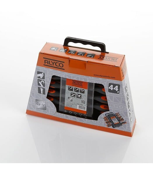 ALYCO - Set Mixte 44 Pces Alyco Orange Tournevis Alyco 170465 - large