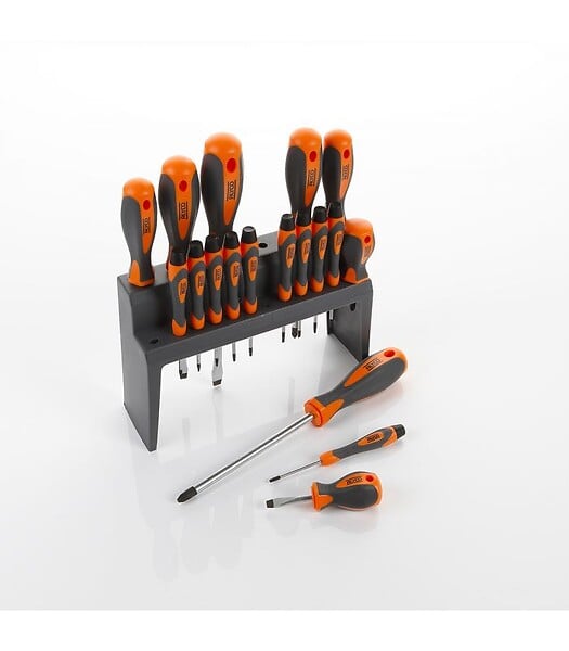 ALYCO - Set Mixte de 18 Tournevis Alyco Orange 170463 - large