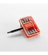 ALYCO - Set 10 Pcs Embouts De 1/4" Dans Boîtier En Plastique Alyco Orange Alyco 170494 - vignette