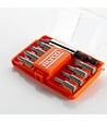 ALYCO - Set 10 Pcs Embouts De 1/4" Dans Boîtier En Plastique Alyco Orange Alyco 170494 - vignette
