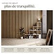 TECTAKE - Panneaux acoustiques Sonic Wall II aspect bois marron chêne - vignette