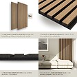 TECTAKE - Panneaux acoustiques Sonic Wall II aspect bois marron chêne - vignette