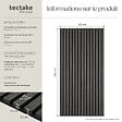 TECTAKE - Panneaux acoustiques SONIC WALL aspect bois chêne noir - vignette
