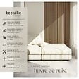 TECTAKE - Panneaux acoustiques muraux chêne en MDF placage bois véritable 120x60x2.1cm absorption sonore isolation phonique design scandinave - vignette