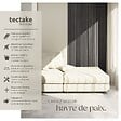 TECTAKE - Panneaux acoustiques en bois chêne gris clair 110x50cm absorption phonique feutre MDF placage véritable isolation sonore décoration murale - vignette