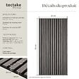TECTAKE - Panneaux acoustiques en bois chêne gris clair 110x50cm absorption phonique feutre MDF placage véritable isolation sonore décoration murale - vignette
