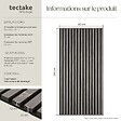 TECTAKE - Panneaux acoustiques SONIC WALL aspect bois chêne gris clair - vignette
