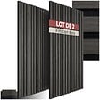 TECTAKE - Panneaux acoustiques Sonic Wall II aspect bois chêne noir - vignette