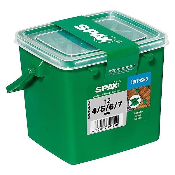 SPAX - Espaceur Lame Terrasse Bois - 12 Pièces - large
