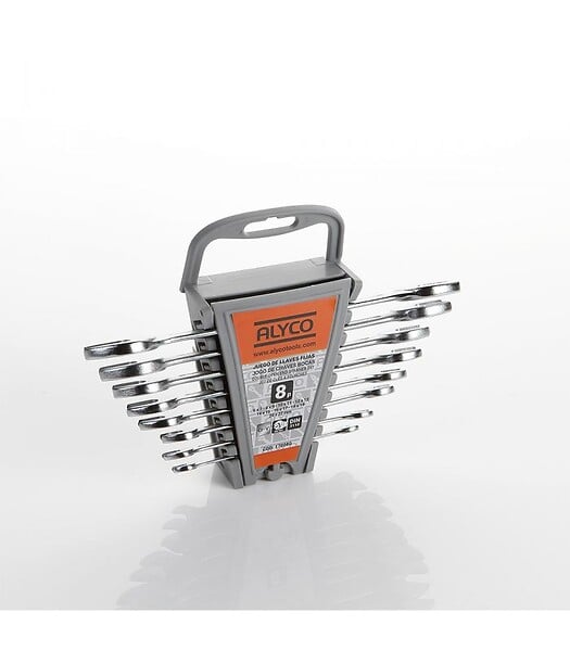 ALYCO - Set De Clés Fixes, Boîtier En Carton Alyco Orange Alyco 170080 - large