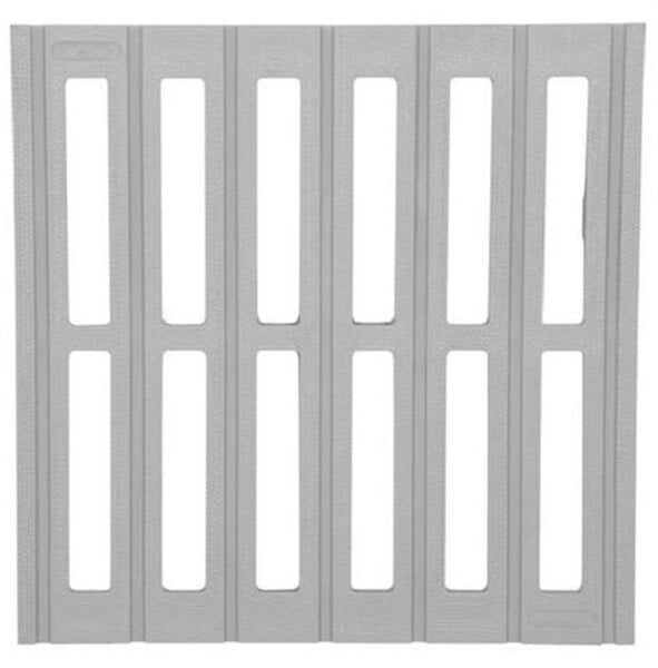 NICOLL - Grille de sol PVC pour eaux pluviales - Gris - 250x250mm- réf : GR25 - NICOLL - large
