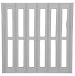 NICOLL - Grille de sol PVC pour eaux pluviales - Gris - 250x250mm- réf : GR25 - NICOLL - vignette