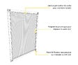 AVOSDIM - Moustiquaire Cadre Fenêtre 130 x 150 cm Recoupable Gris Anthracite – Aluminium & Toile Polyester – Anti-Insectes - vignette
