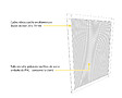 AVOSDIM - Moustiquaire Cadre Fenêtre 130 x 150 cm Recoupable Blanc – Aluminium & Toile Polyester – Protection Insectes - vignette
