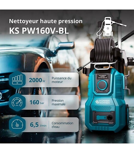 KONNER SOHNEN - Nettoyeur haute pression Könner & Söhnen KS PW160V-BL - large