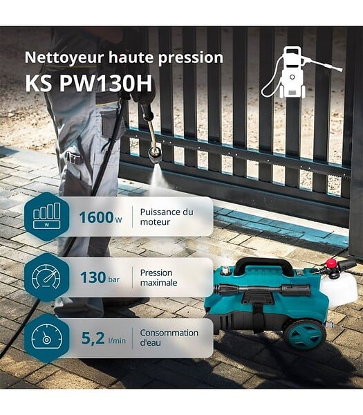 KONNER SOHNEN - Nettoyeur haute pression Könner & Söhnen KS PW130H - large