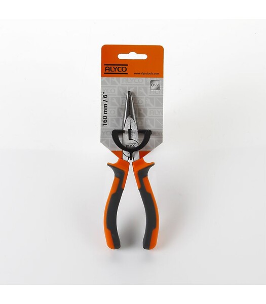 ALYCO - Pince Pour Demi-Rondes Avec Tranchant 160 Mm Alyco Orange 170530 - large