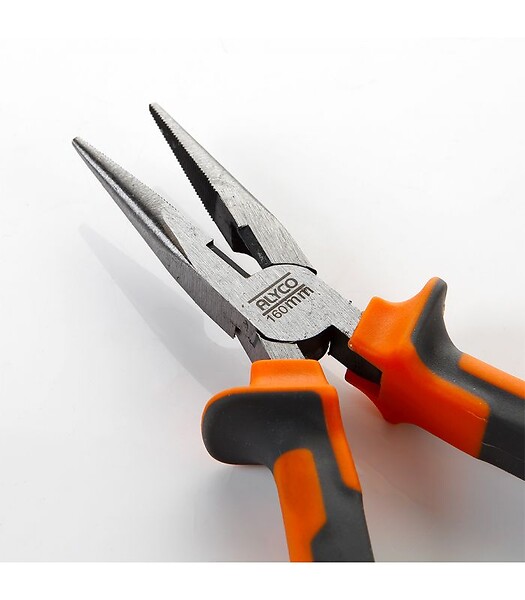 ALYCO - Pince Pour Demi-Rondes Avec Tranchant 160 Mm Alyco Orange 170530 - large