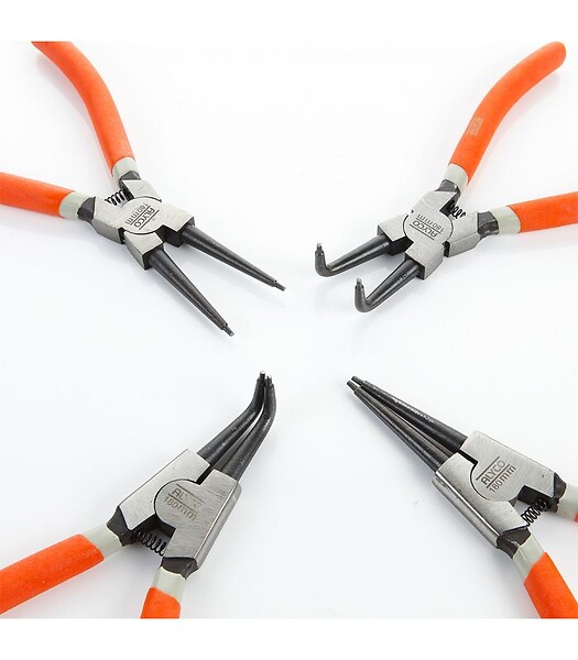 ALYCO - Set 4 Pinces Seeger Alyco Orange 180 Mm Blister Alyco 170584 - large