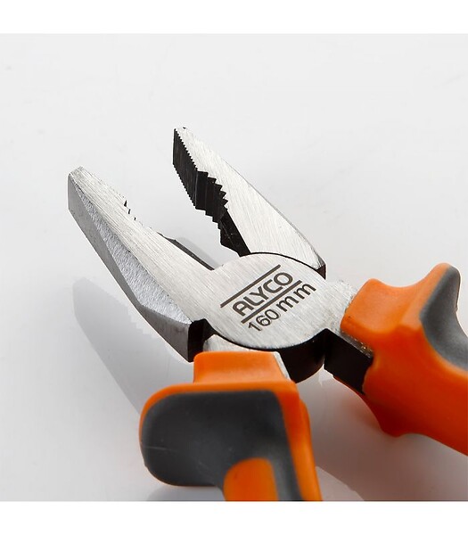 ALYCO - Pince Universelle Manche Composite 200 Mm Alyco Orange Alyco 170520 - large