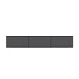 CONCEPT USINE - Meuble TV suspendu avec placards 150cm gris anthracite HAL - vignette