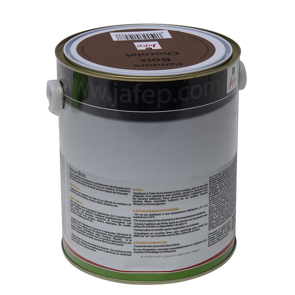 JAFEP - Peinture bois chocolat Jafep 2,5 L - large