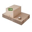 PACK AND MOVE - Pack and Move - Lot 20 cartons déménagement seconde main - 57 x 39 x 34 cm - Cartons réemployés - Seconde vie - 1 adhésif offert - vignette