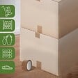PACK AND MOVE - Pack and Move - Lot 20 cartons déménagement seconde main - 57 x 39 x 34 cm - Cartons réemployés - Seconde vie - 1 adhésif offert - vignette