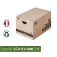 PACK AND MOVE - Pack and Move - Lot 60 cartons déménagement L larges - 40 x 60 x 40 cm - Poignées renforcées - 3 adhésifs offerts - vignette
