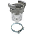 HUGGY TUYAUX - Raccord symétrique guillemin, DN 100 x 100 mm, avec collier à tourillon - vignette