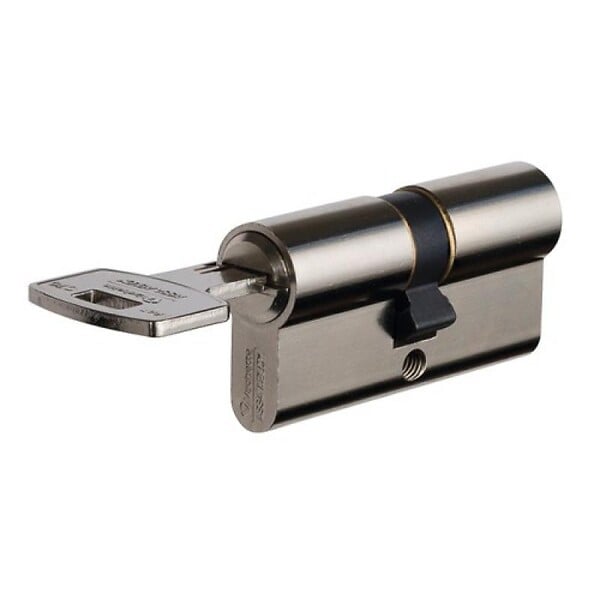 ASSA ABLOY - Cylindre double de sûreté type VELIX 30 X 30 laiton nickelé 5 clés réversibles brevetées - large