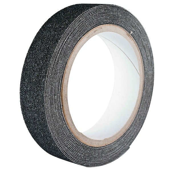 SANS - Bande antidérapante noire 5m x2.5cm - large