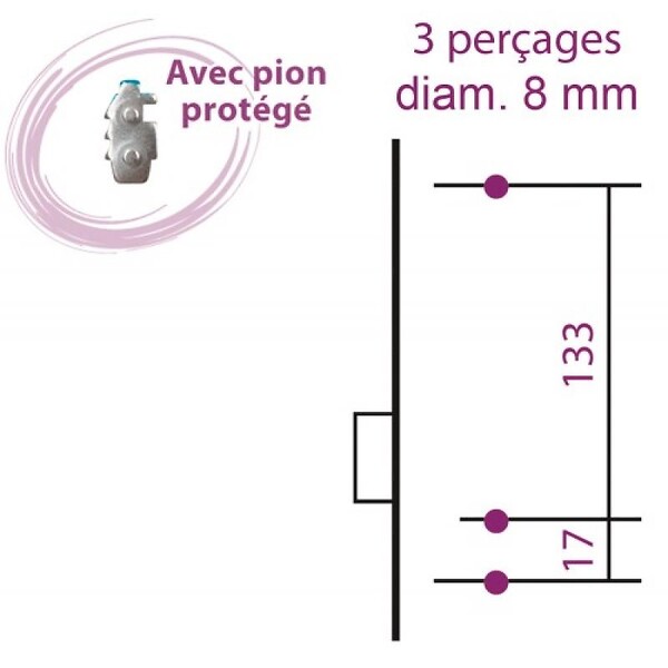 UNITECNIC - Verrou à code mécanique Unitecnic - large