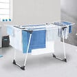 ID MARKET - Séchoir à linge horizontal pliable ULTRA capacité 22M blanc - vignette