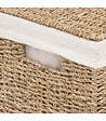 5 FIVE SIMPLY SMART - Panier à Linge 40L en Osier et housse en Coton Blanc L 38 x P 22 x H 55 cm - vignette