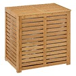 5 FIVE SIMPLY SMART - Coffre à linge double 2x50L en Bambou H 60 cm - vignette