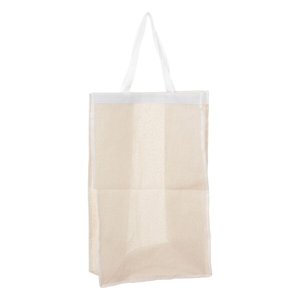 5 FIVE SIMPLY SMART - Coffre à linge double 2x50L en Bambou H 60 cm - large