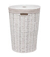 5 FIVE SIMPLY SMART - Panier à linge 40L Blanc tressé D 32 x H 58 cm - vignette